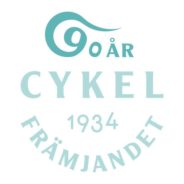 Cykelfrämjandet jubileumslogga